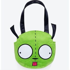 Nickelodeon Invader zim Cartoon Character plush Tote Bag new